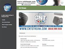 Tablet Screenshot of cntstream.net